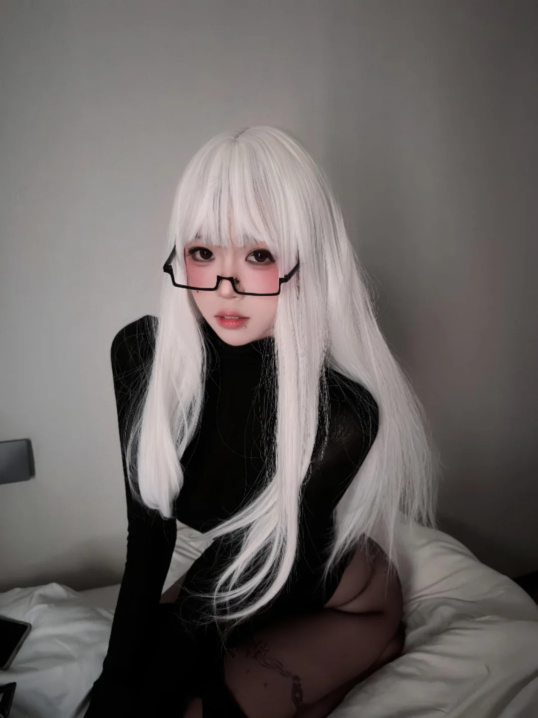 麻薯大王 - No.001 暗夜纯白 [52P-91MB] tg@simisebaisi 【丝足阁】010.webp